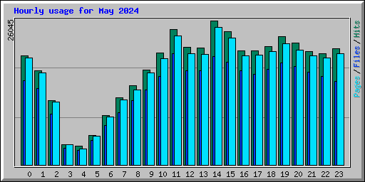 Hourly usage for May 2024