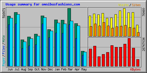 Usage summary for omnibusfashions.com